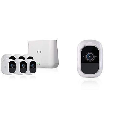 Arlo Pro 2 - Wireless Home Security Camera System with Siren | Rechargeable, Night vision, Indoor/Outdoor, 1080p, 2-Way Audio, Wall Mount | Cloud Storage Included | 2 camera kit (VMS4230P)