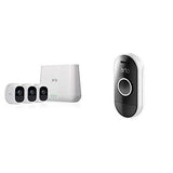 Arlo Pro 2 - Wireless Home Security Camera System with Siren | Rechargeable, Night vision, Indoor/Outdoor, 1080p, 2-Way Audio, Wall Mount | Cloud Storage Included | 2 camera kit (VMS4230P)