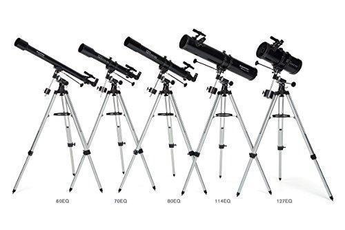 Celestron - PowerSeeker 127EQ Telescope - Manual German Equatorial Mount - Telescopes for Adults - Compact and Portable - BONUS Astronomy Software Package – 127mm Aperture