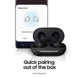 Samsung Galaxy Buds, Bluetooth True Wireless Earbuds (Wireless Charging Case Included), Black - US Version with Warranty