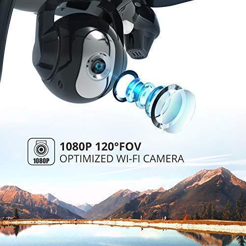 Holy Stone GPS FPV RC Drone HS100 with Camera Live Video 1080P HD and GPS Return Home Quadcopter with Adjustable Wide-Angle WIFI Camera Follow Me, Altitude Hold, Intelligent Battery Long Control Range