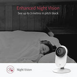 YI 4pc Home Camera, 1080p Wi-Fi IP Security Surveillance Smart System with 24/7 Emergency Response, Night Vision, Baby Monitor on iOS, Android App - Cloud Service Available